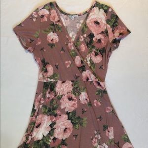 Pink Floral Dress
